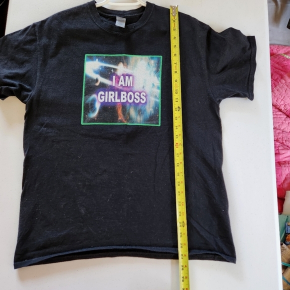 Affirmations GIRLBOSS Classic Crew Neck Graphic T-Shirt Tee Self Hypnosis Merch - Picture 7 of 8